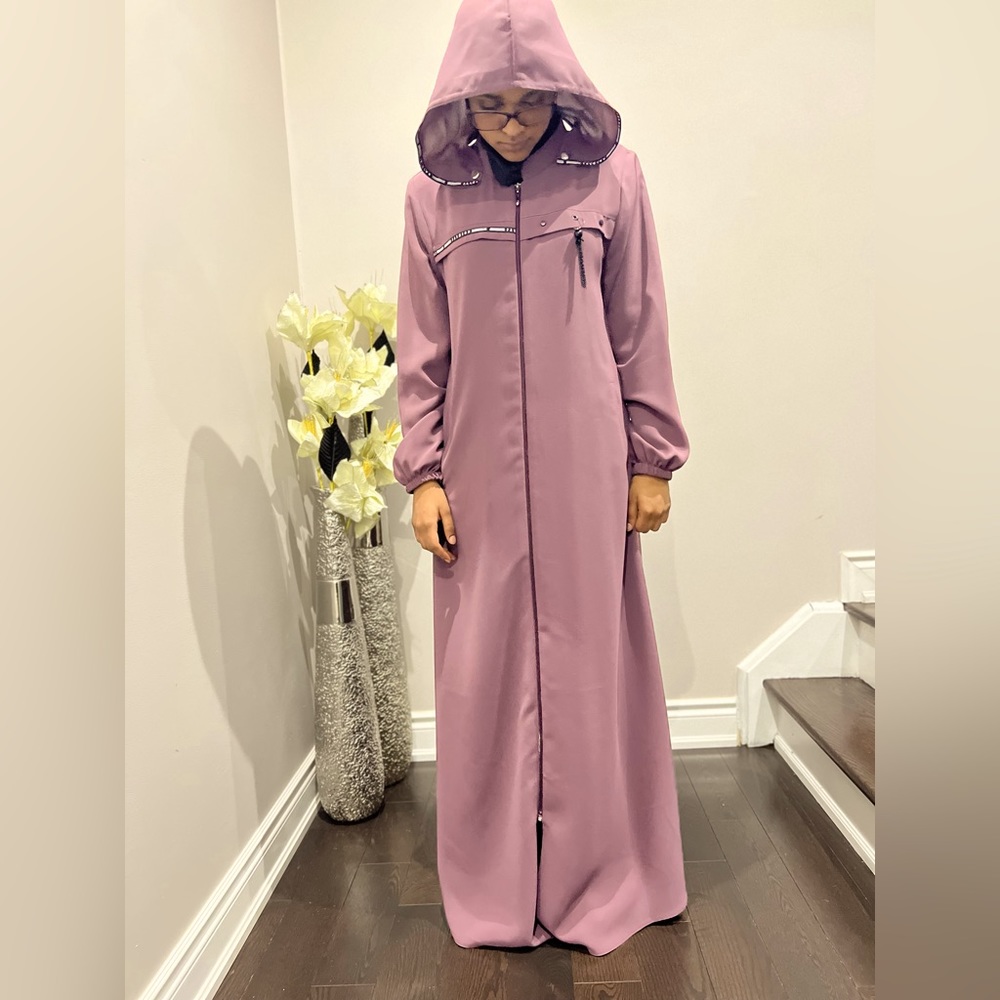 Brand New Turkish Abaya in dark Rose colour